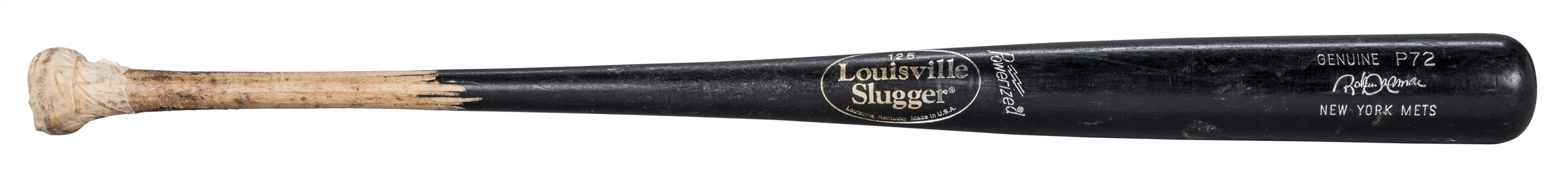 2002-03 Roberto Alomar Game Used Louisville Slugger P72 Model Bat (PSA/DNA GU 8.5)